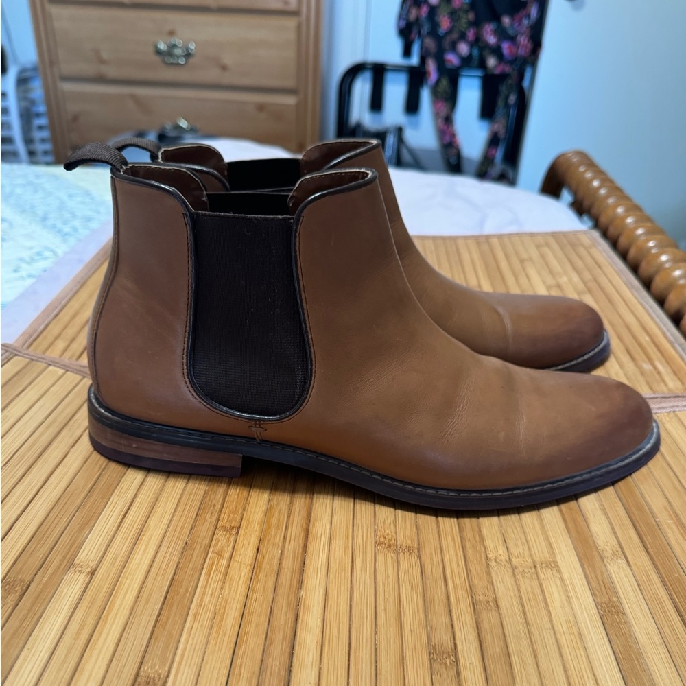 Nordstrom Brown Chelsea Boots